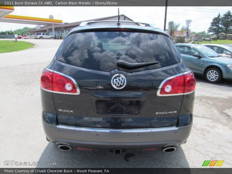 Carbon Black Metallic / Ebony/Ebony 2011 Buick Enclave CX AWD