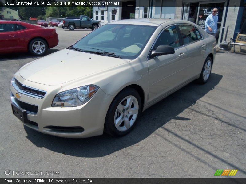 Gold Mist Metallic / Cocoa/Cashmere 2012 Chevrolet Malibu LS