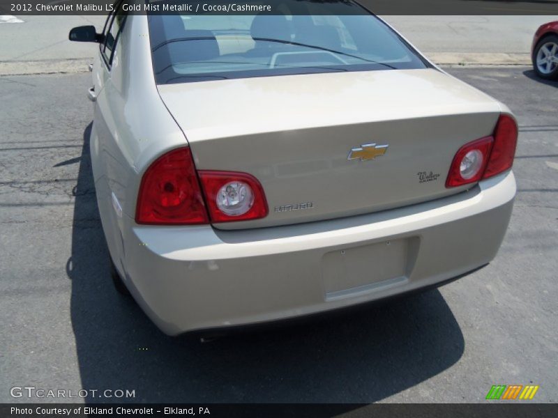 Gold Mist Metallic / Cocoa/Cashmere 2012 Chevrolet Malibu LS