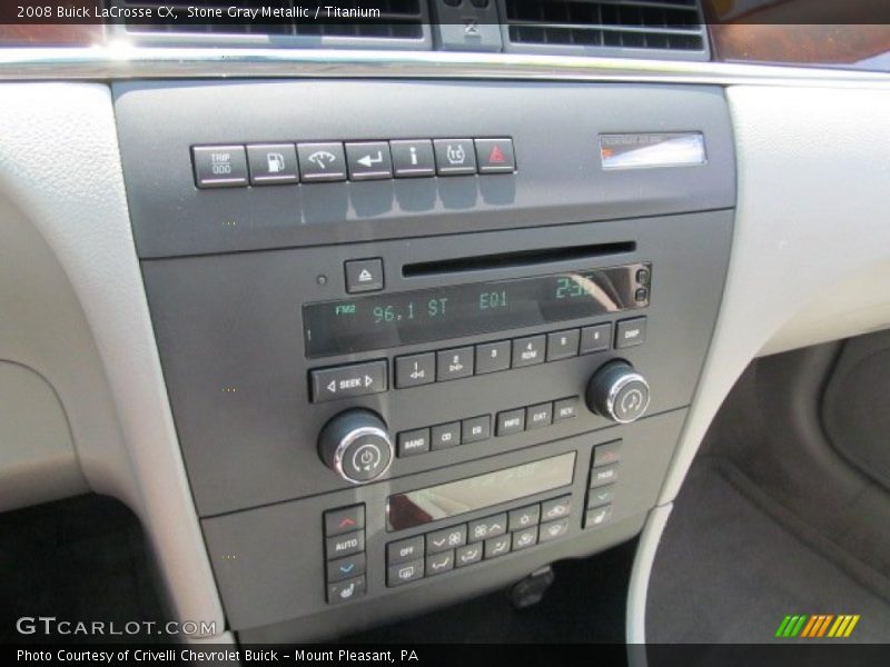 Stone Gray Metallic / Titanium 2008 Buick LaCrosse CX