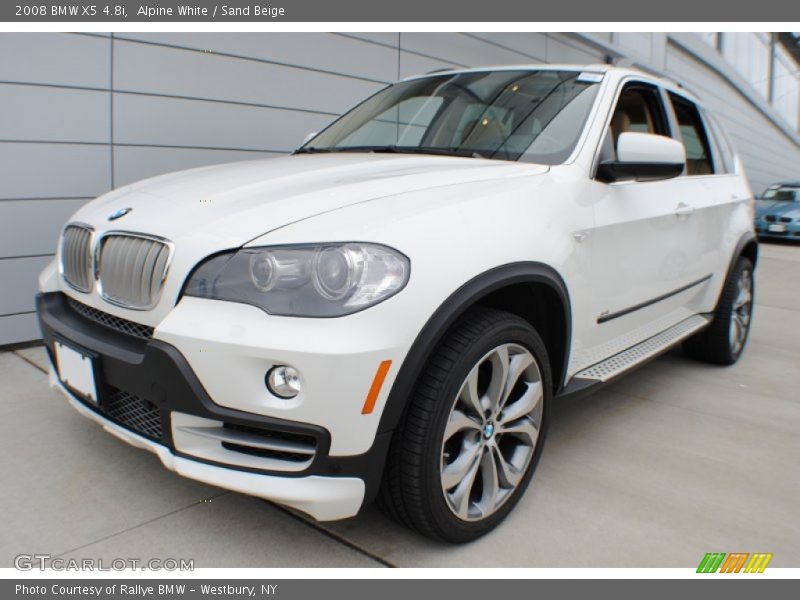 Alpine White / Sand Beige 2008 BMW X5 4.8i