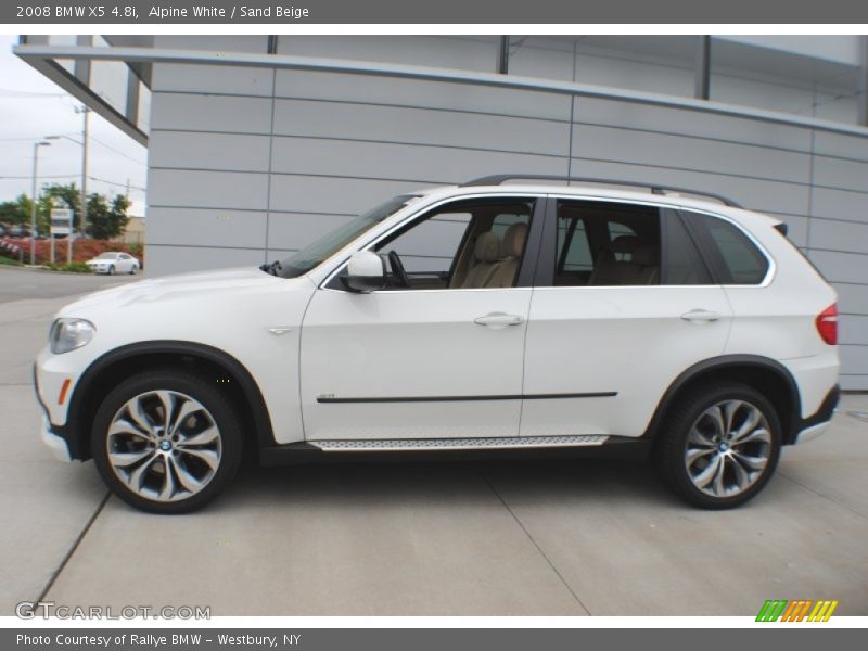 Alpine White / Sand Beige 2008 BMW X5 4.8i