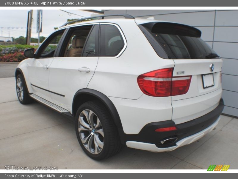 Alpine White / Sand Beige 2008 BMW X5 4.8i