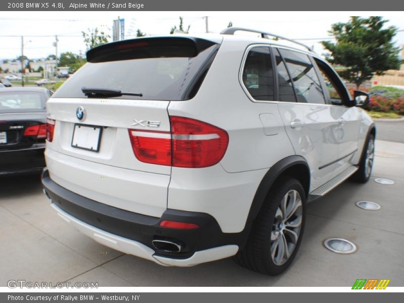 Alpine White / Sand Beige 2008 BMW X5 4.8i