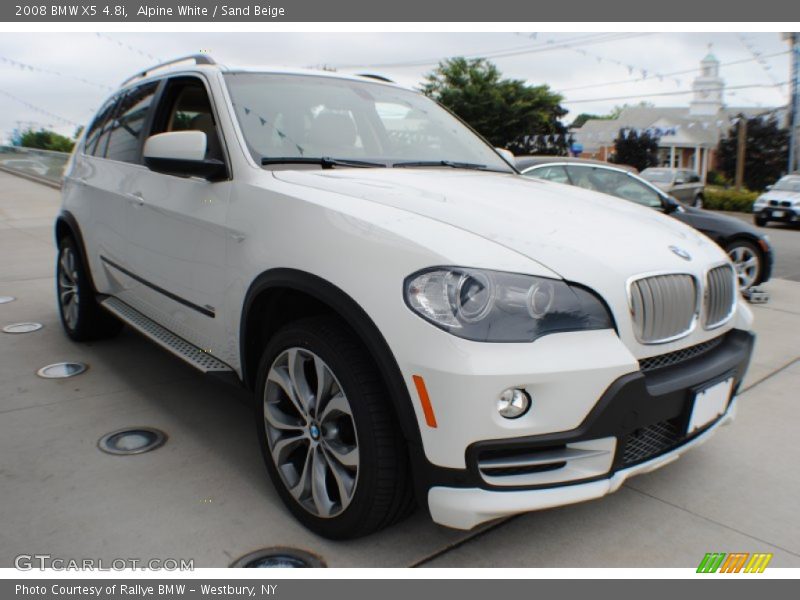 Alpine White / Sand Beige 2008 BMW X5 4.8i