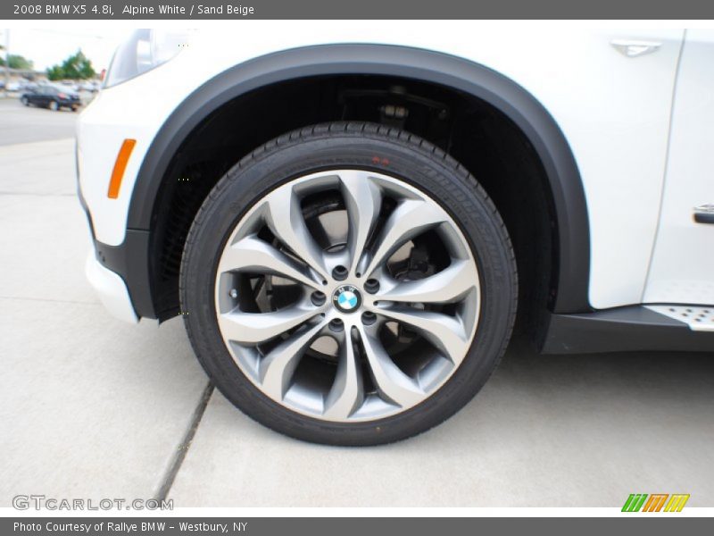 Alpine White / Sand Beige 2008 BMW X5 4.8i