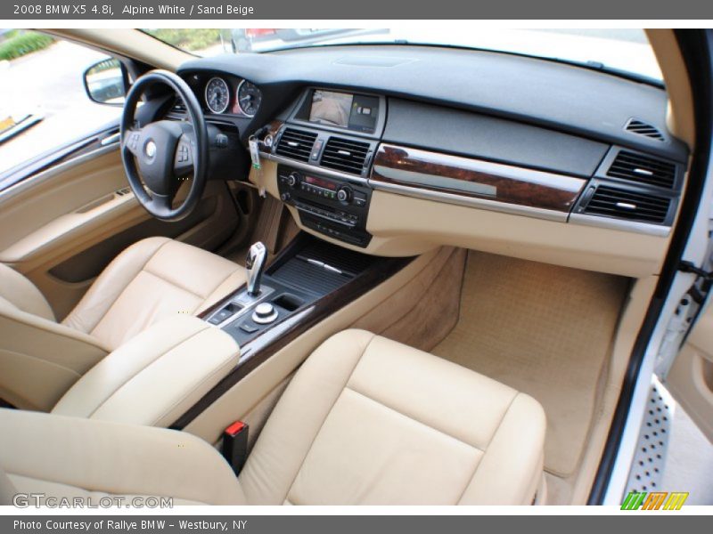 Alpine White / Sand Beige 2008 BMW X5 4.8i