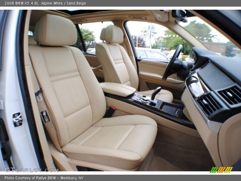 Alpine White / Sand Beige 2008 BMW X5 4.8i