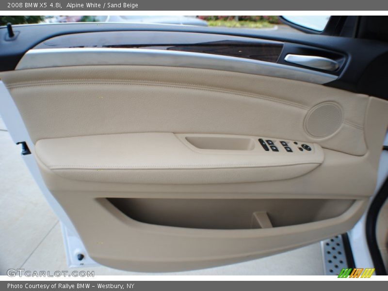 Alpine White / Sand Beige 2008 BMW X5 4.8i