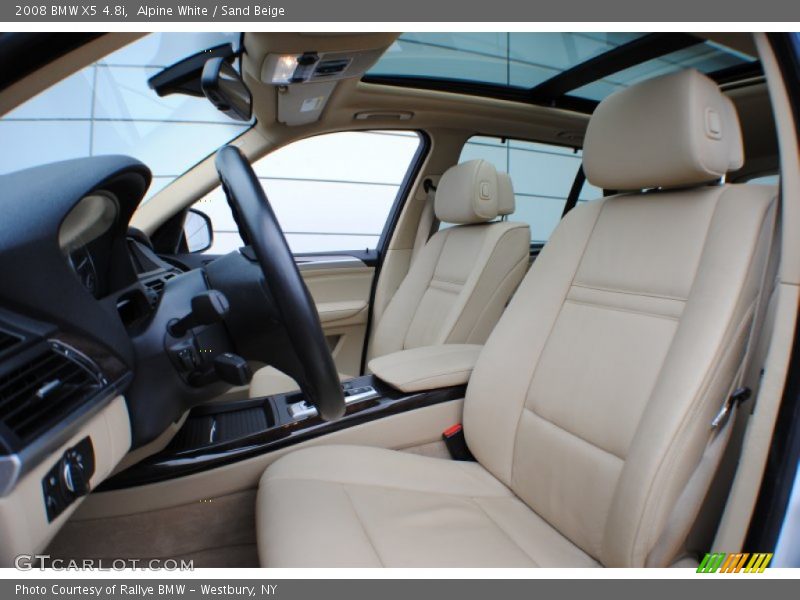 Alpine White / Sand Beige 2008 BMW X5 4.8i