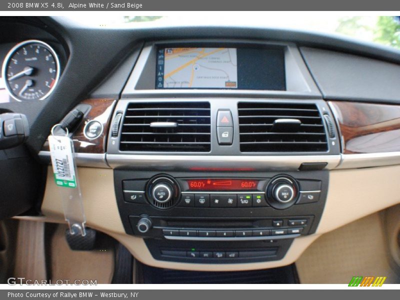 Alpine White / Sand Beige 2008 BMW X5 4.8i