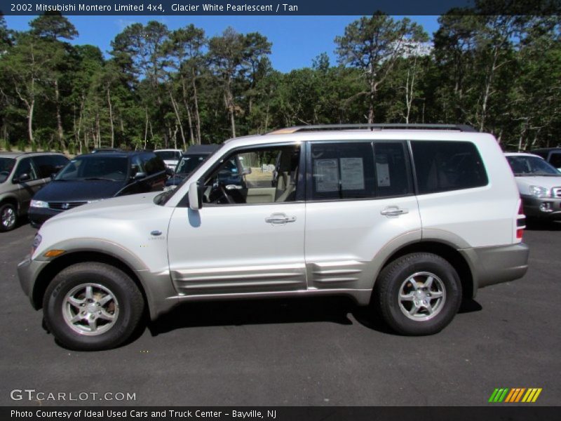 Glacier White Pearlescent / Tan 2002 Mitsubishi Montero Limited 4x4