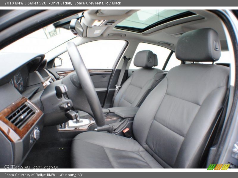 Space Grey Metallic / Black 2010 BMW 5 Series 528i xDrive Sedan