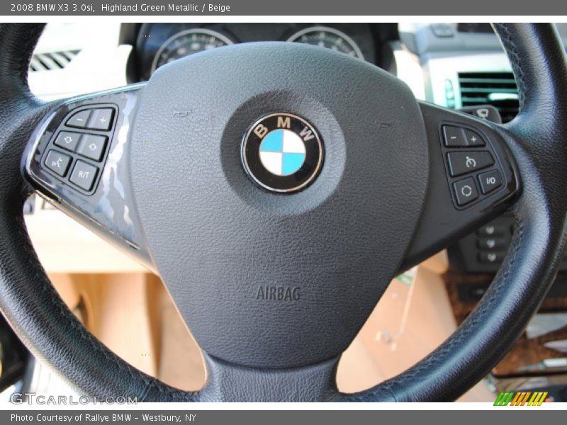 Highland Green Metallic / Beige 2008 BMW X3 3.0si