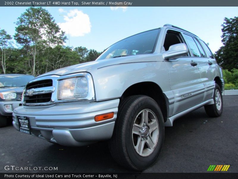 Silver Metallic / Medium Gray 2002 Chevrolet Tracker LT 4WD Hard Top