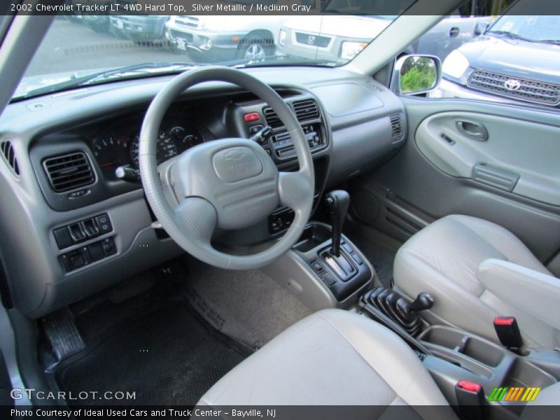 Medium Gray Interior - 2002 Tracker LT 4WD Hard Top 