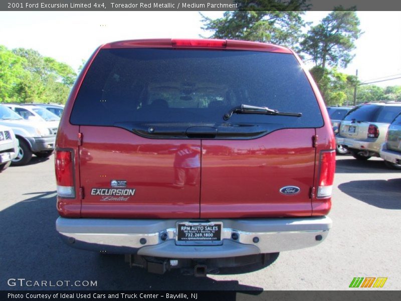 Toreador Red Metallic / Medium Parchment 2001 Ford Excursion Limited 4x4