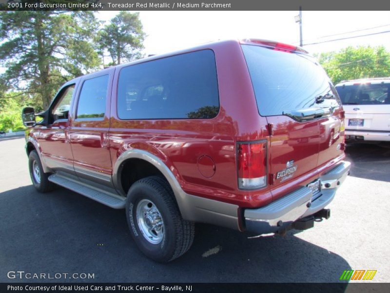 Toreador Red Metallic / Medium Parchment 2001 Ford Excursion Limited 4x4