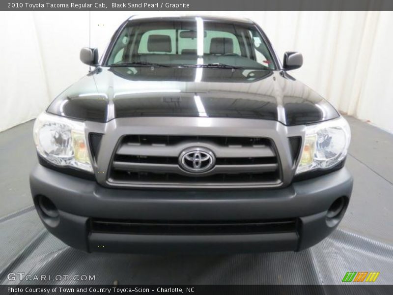 Black Sand Pearl / Graphite 2010 Toyota Tacoma Regular Cab