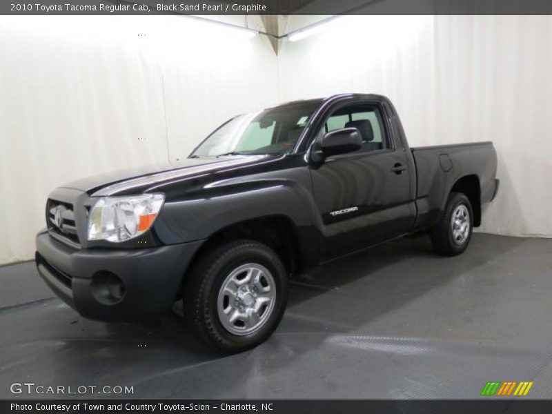 Black Sand Pearl / Graphite 2010 Toyota Tacoma Regular Cab
