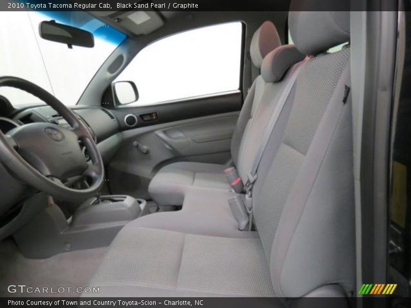 Black Sand Pearl / Graphite 2010 Toyota Tacoma Regular Cab