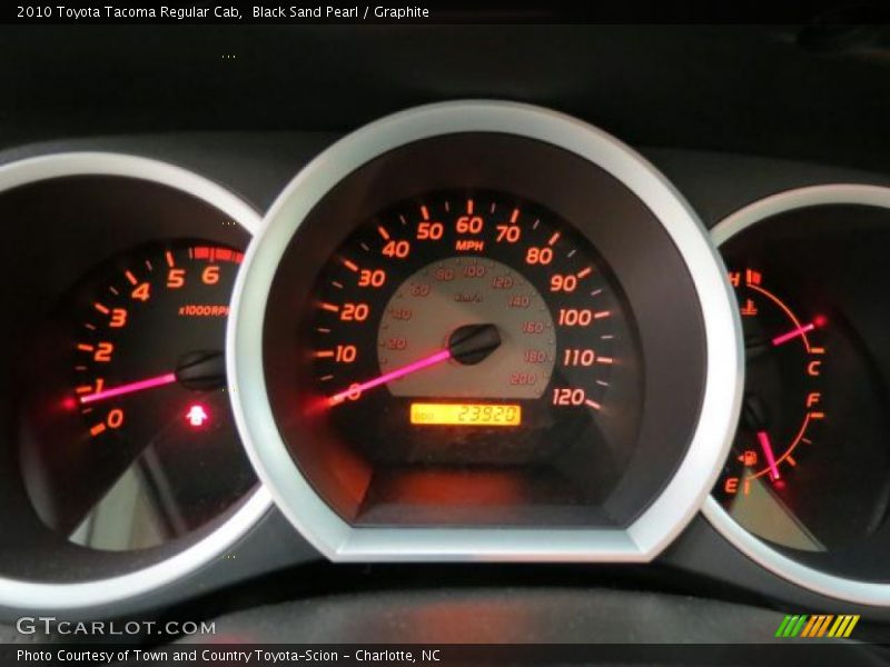 Black Sand Pearl / Graphite 2010 Toyota Tacoma Regular Cab