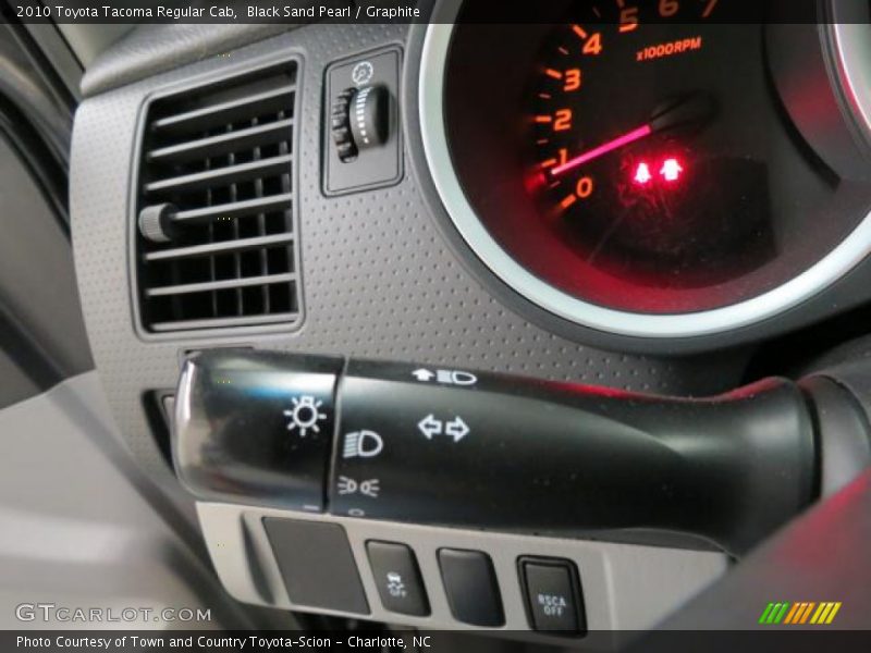 Black Sand Pearl / Graphite 2010 Toyota Tacoma Regular Cab
