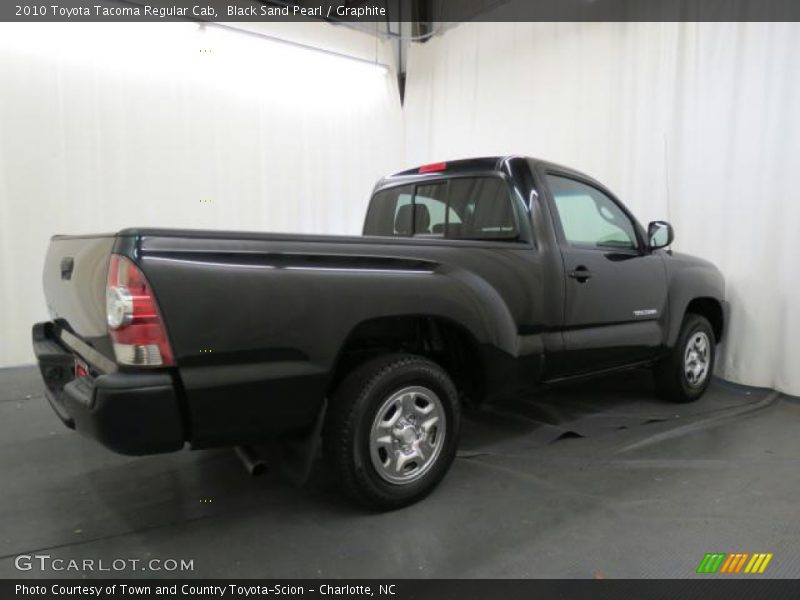 Black Sand Pearl / Graphite 2010 Toyota Tacoma Regular Cab