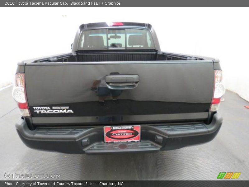 Black Sand Pearl / Graphite 2010 Toyota Tacoma Regular Cab