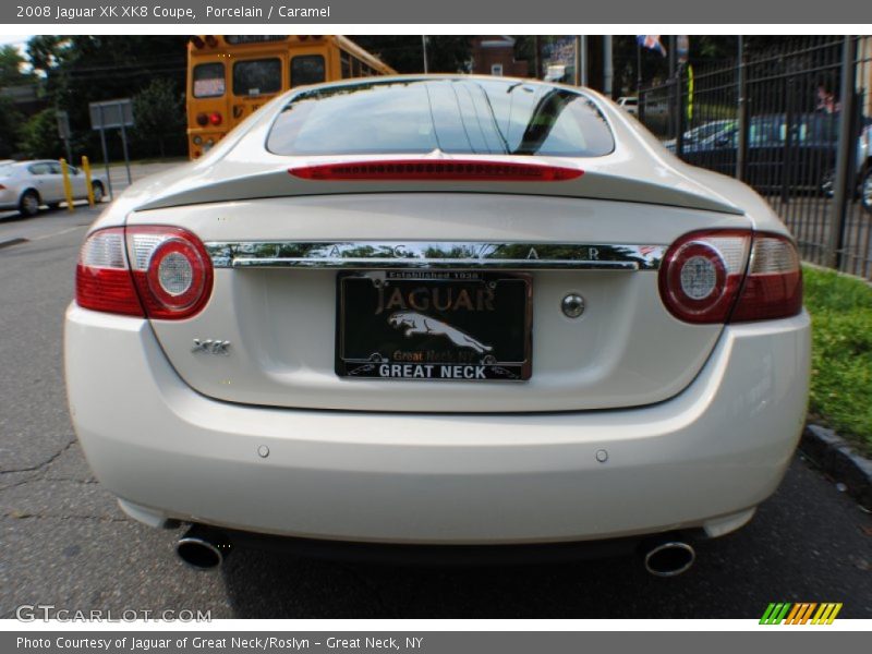 Porcelain / Caramel 2008 Jaguar XK XK8 Coupe