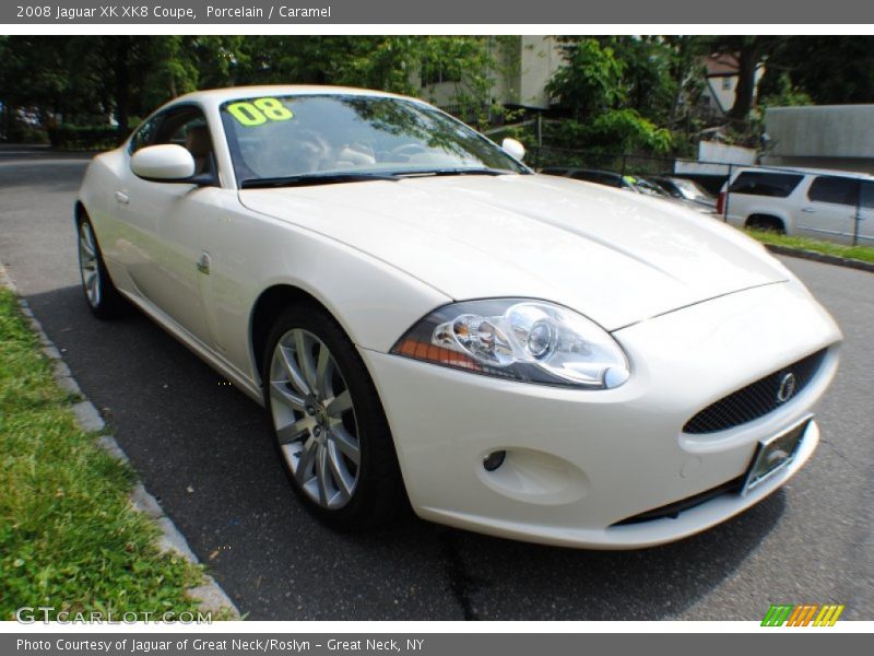 Porcelain / Caramel 2008 Jaguar XK XK8 Coupe