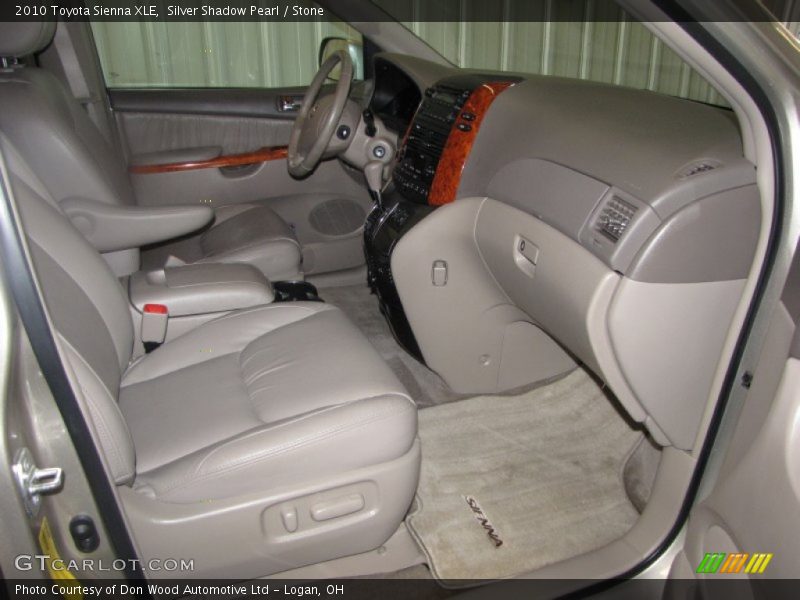Silver Shadow Pearl / Stone 2010 Toyota Sienna XLE