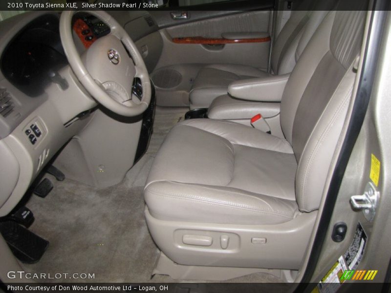 Silver Shadow Pearl / Stone 2010 Toyota Sienna XLE