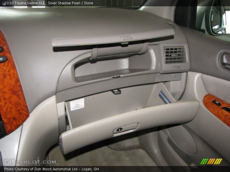 Silver Shadow Pearl / Stone 2010 Toyota Sienna XLE
