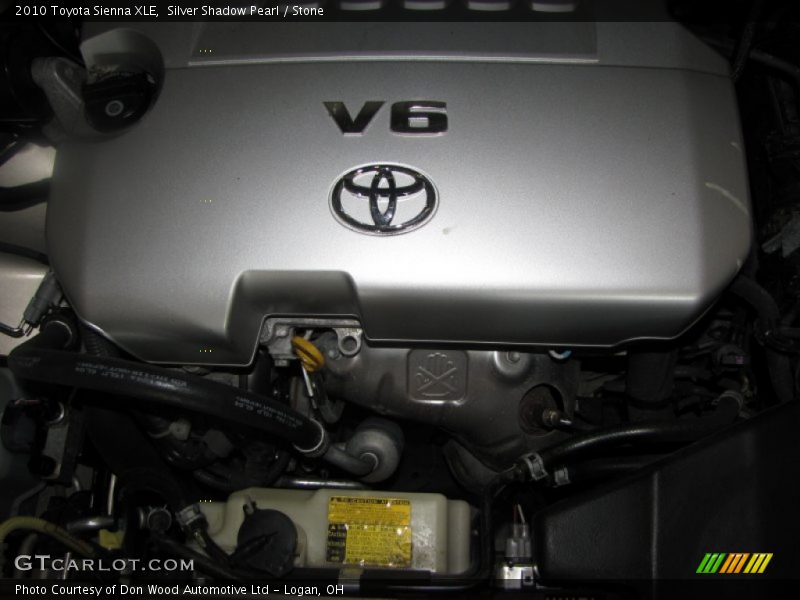 Silver Shadow Pearl / Stone 2010 Toyota Sienna XLE