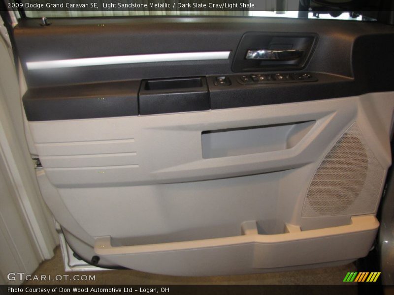 Light Sandstone Metallic / Dark Slate Gray/Light Shale 2009 Dodge Grand Caravan SE