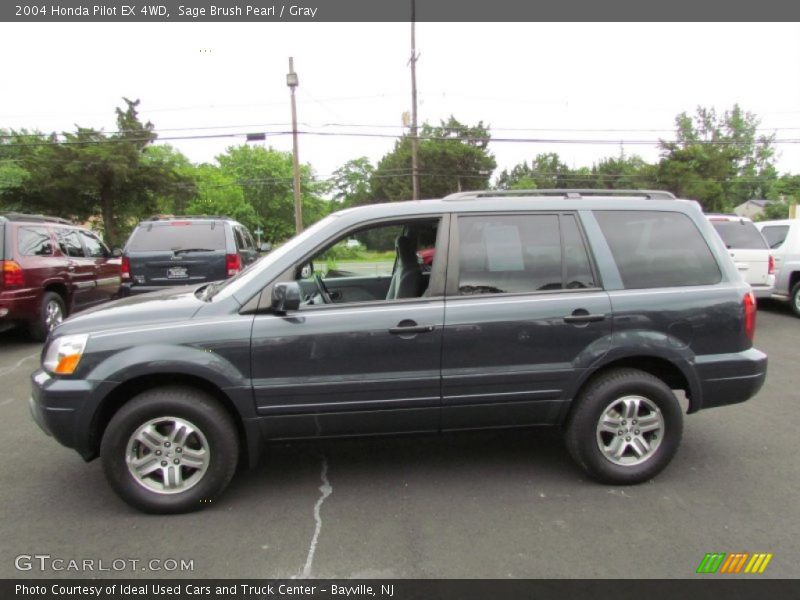 Sage Brush Pearl / Gray 2004 Honda Pilot EX 4WD