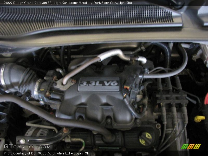 Light Sandstone Metallic / Dark Slate Gray/Light Shale 2009 Dodge Grand Caravan SE