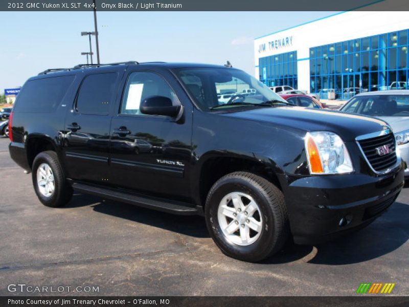 Onyx Black / Light Titanium 2012 GMC Yukon XL SLT 4x4