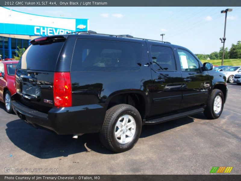Onyx Black / Light Titanium 2012 GMC Yukon XL SLT 4x4