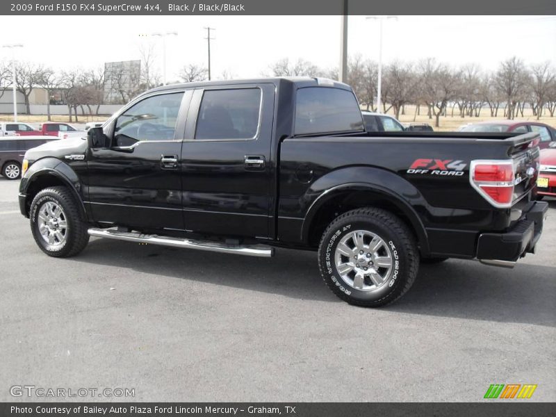Black / Black/Black 2009 Ford F150 FX4 SuperCrew 4x4