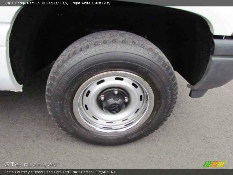Bright White / Mist Gray 2001 Dodge Ram 1500 Regular Cab