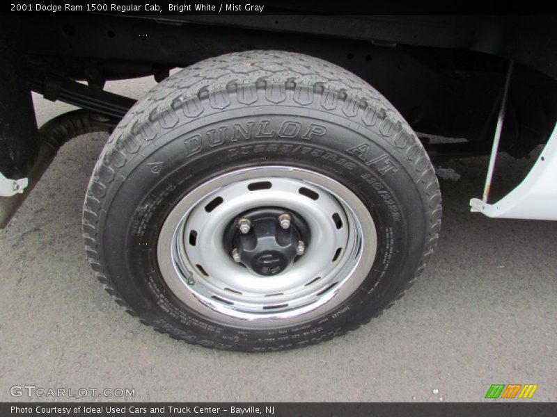Bright White / Mist Gray 2001 Dodge Ram 1500 Regular Cab