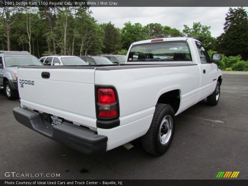 Bright White / Mist Gray 2001 Dodge Ram 1500 Regular Cab