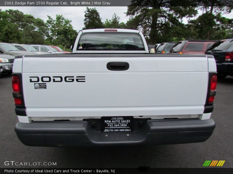 Bright White / Mist Gray 2001 Dodge Ram 1500 Regular Cab