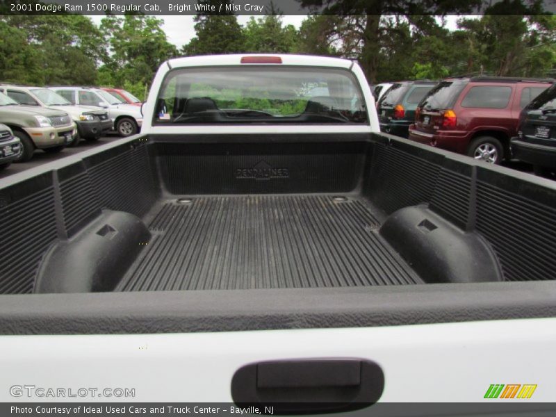 Bright White / Mist Gray 2001 Dodge Ram 1500 Regular Cab