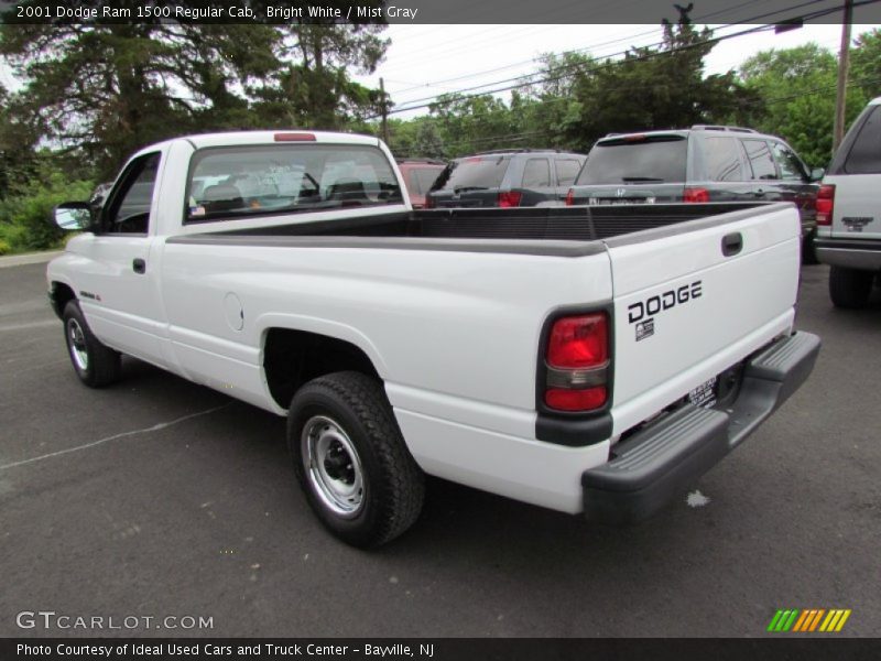 Bright White / Mist Gray 2001 Dodge Ram 1500 Regular Cab