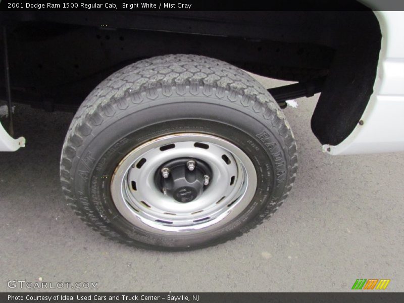 Bright White / Mist Gray 2001 Dodge Ram 1500 Regular Cab