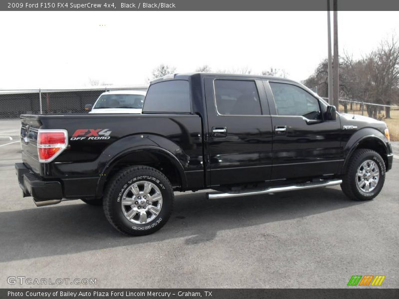 Black / Black/Black 2009 Ford F150 FX4 SuperCrew 4x4