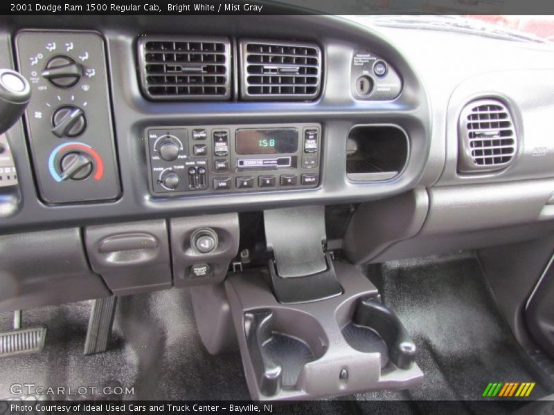 Bright White / Mist Gray 2001 Dodge Ram 1500 Regular Cab